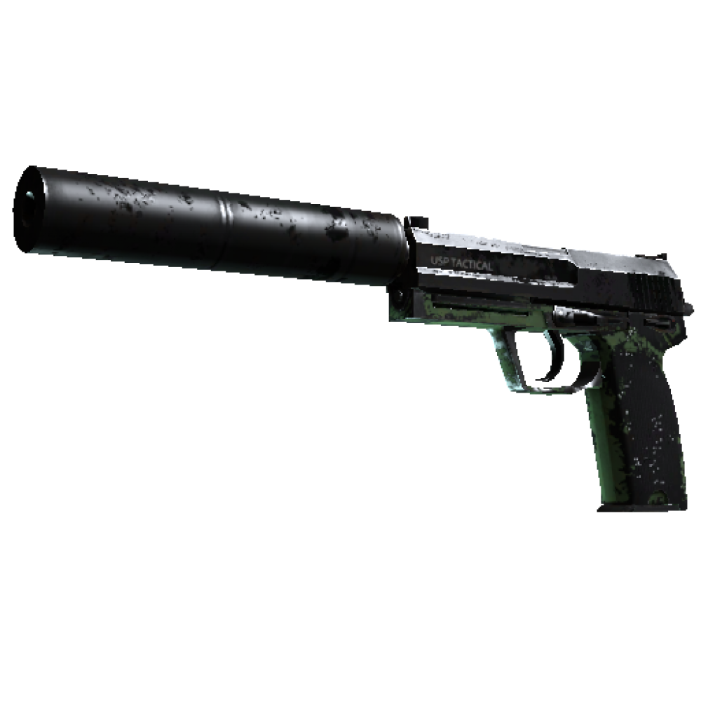 USP-S | Едва зелёный (Закалённое в боях)