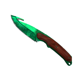 StatTrak™ Gut Knife | Gamma Doppler Emerald  (Прямо с завода)