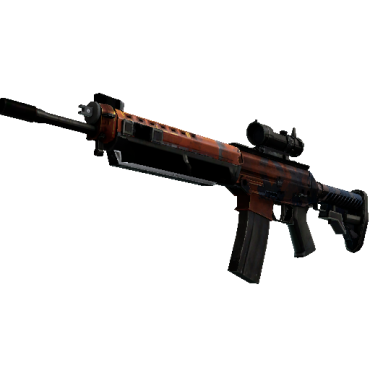 StatTrak™ SG 553 | Близкая опасность (Поношенное)