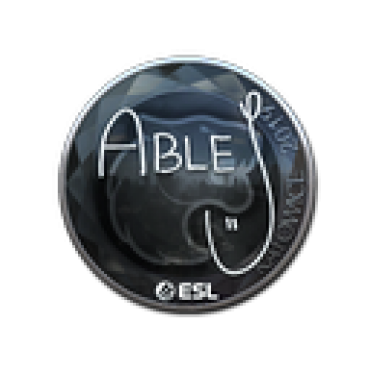 Наклейка | ableJ (металлическая) | Катовице 2019