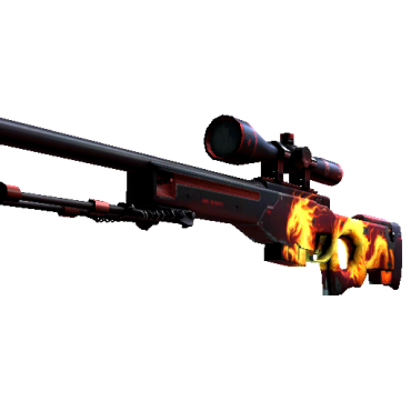 StatTrak™ AWP | Дикое пламя (После полевых испытаний)