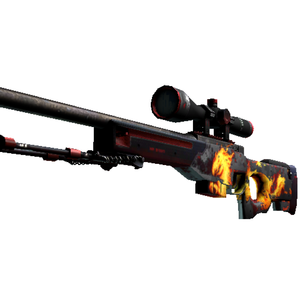 StatTrak™ AWP | Дикое пламя (Закалённое в боях)