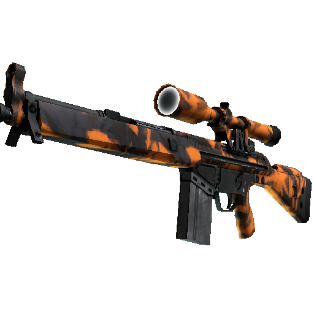 StatTrak™ G3SG1 | Оранжевые осколки (Прямо с завода)