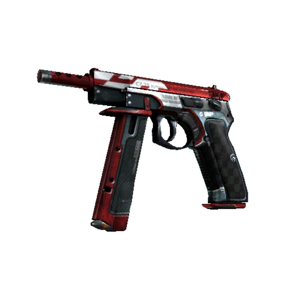 StatTrak™ CZ75-Auto | Красный ястреб (После полевых испытаний)