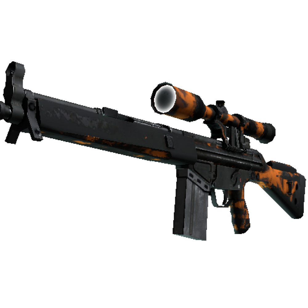 StatTrak™ G3SG1 | Оранжевые осколки (Закалённое в боях)