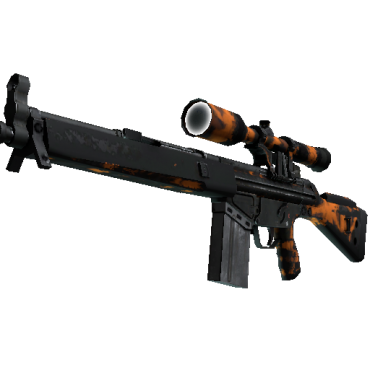 StatTrak™ G3SG1 | Оранжевые осколки (Закалённое в боях)