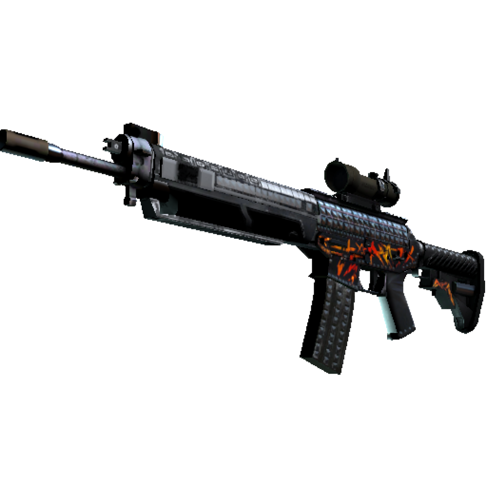 StatTrak™ SG 553 | Тяжёлый метал (Немного поношенное)