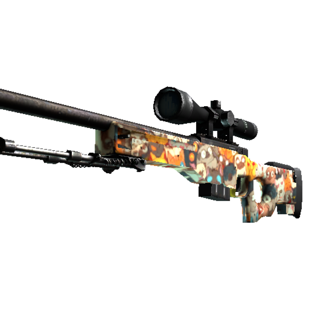 StatTrak™ AWP | ЛАПКИ (Немного поношенное)