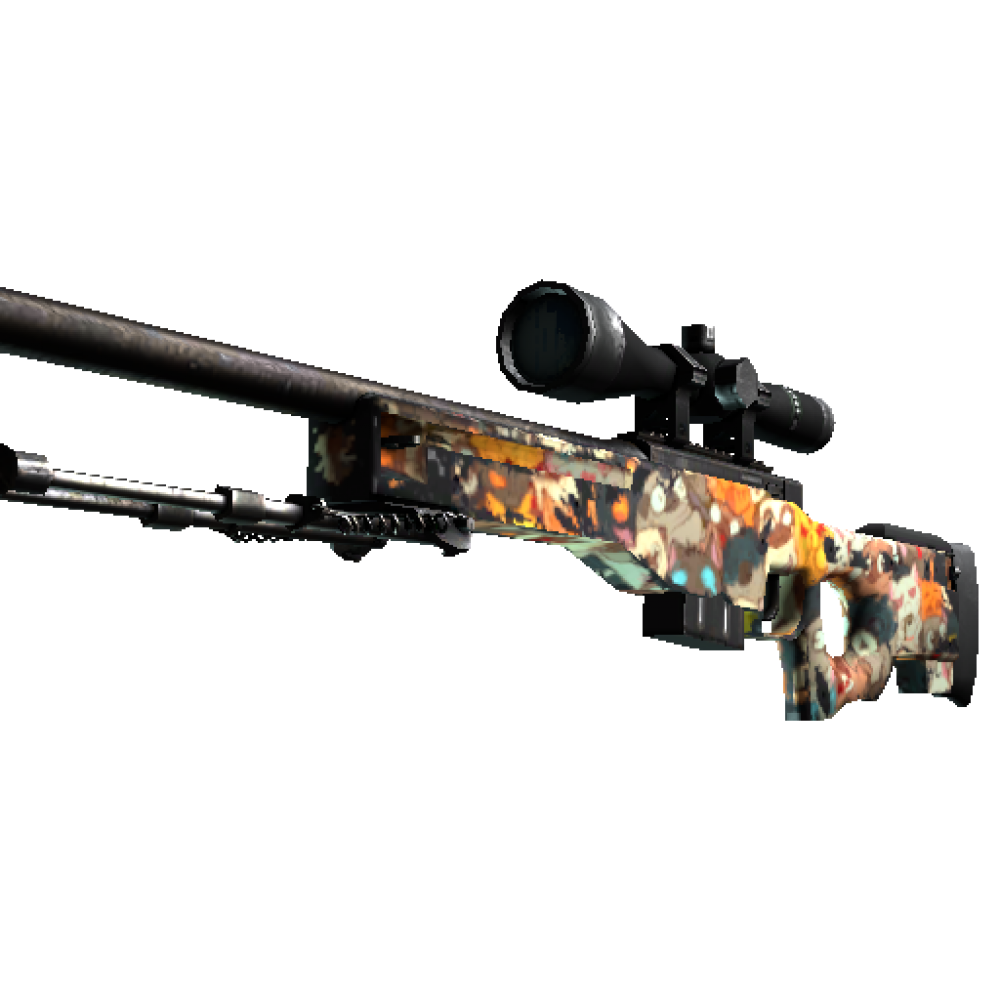 StatTrak™ AWP | ЛАПКИ (Поношенное)