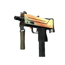 MAC-10 | Янтарный градиент (После полевых испытаний)