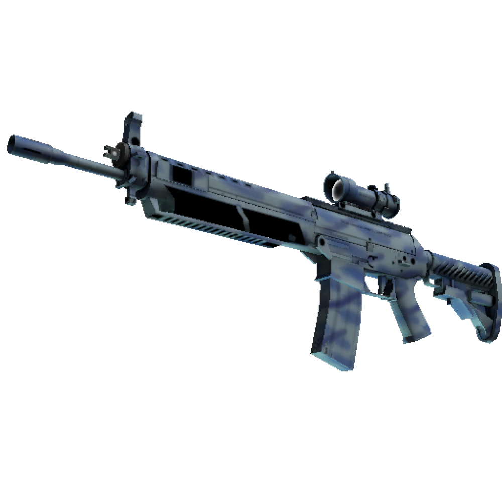 StatTrak™ SG 553 | Брызги волны (Немного поношенное)