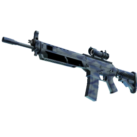 StatTrak™ SG 553 | Брызги волны (Немного поношенное)